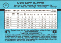 1991 Donruss Mark McGwire #105