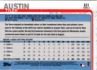 2019 Topps Tyler Austin #631