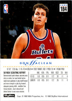1993 SkyBox Don MacLean #184