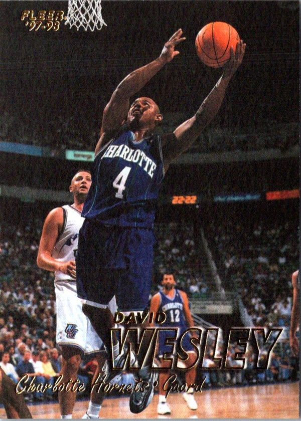 1997 Fleer Traditions Crystal David Wesley #308
