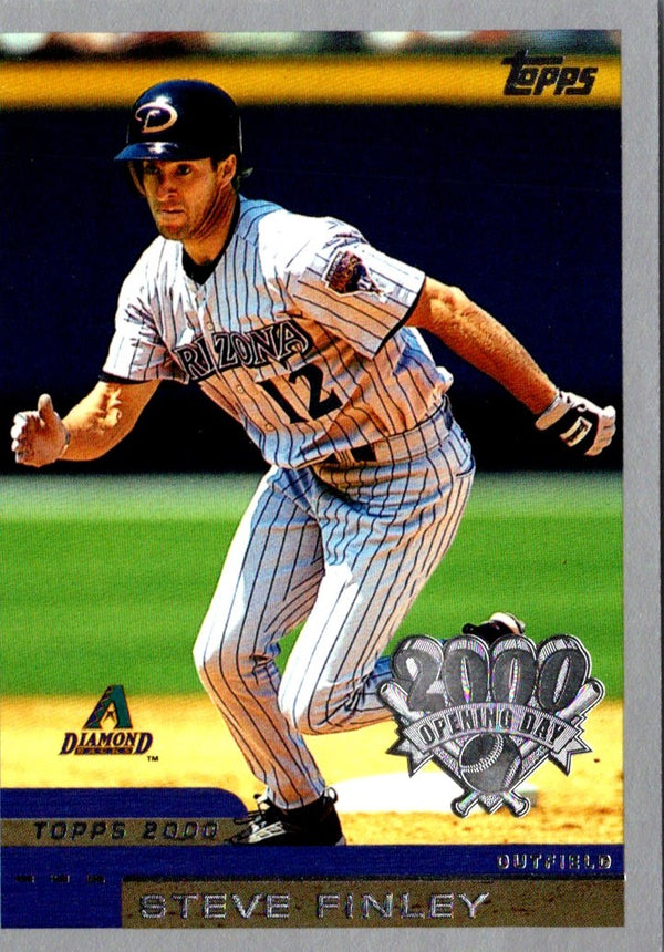 2000 Topps Opening Day Steve Finley #74