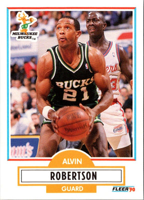 1990 Fleer Alvin Robertson #109