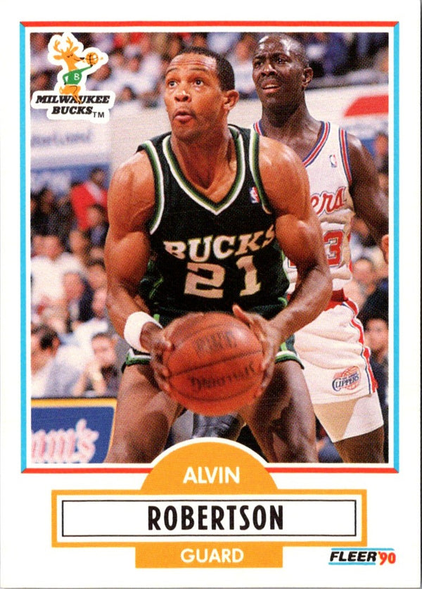 1990 Fleer Alvin Robertson #109