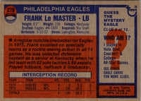 1976 Topps Frank LeMaster #279 Rookie