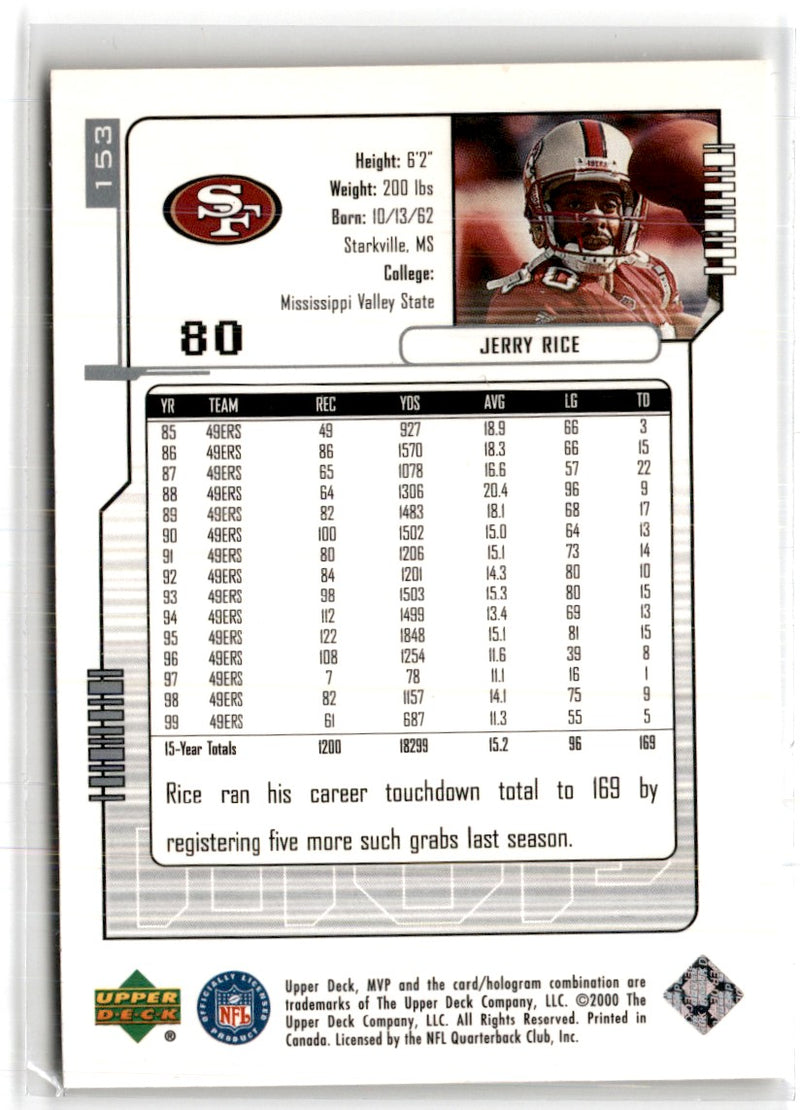 2000 Upper Deck Super Bowl XXXIV Special Moments Jerry Rice