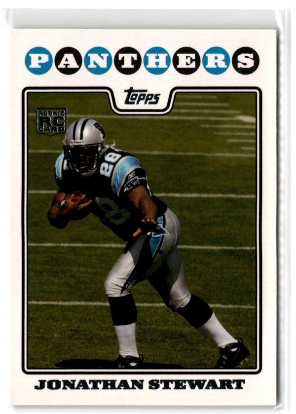 2008 Topps Gold Foil Jonathan Stewart #348