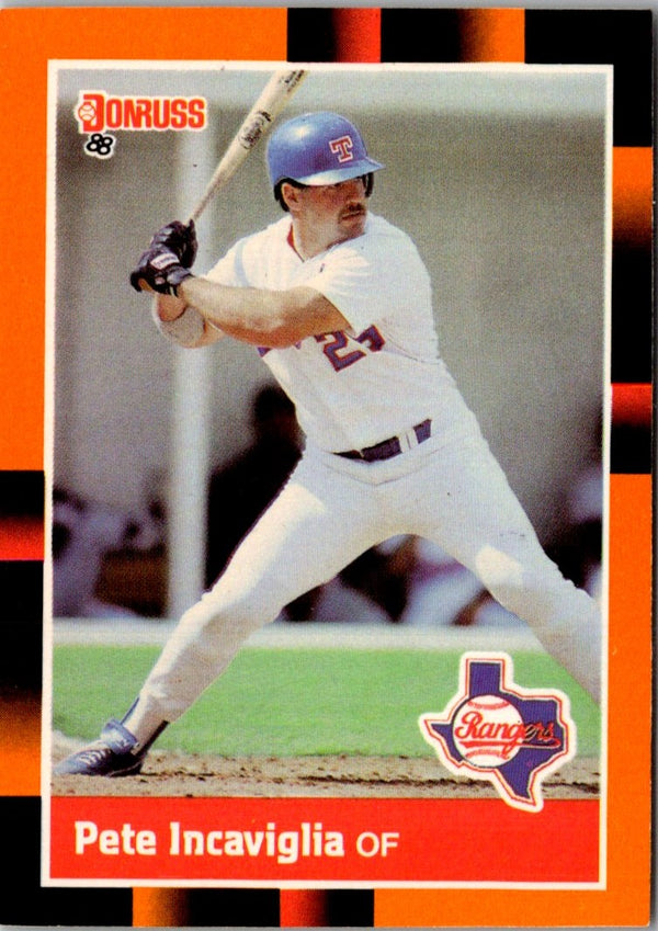 1988 Donruss Baseball's Best Pete Incaviglia #55