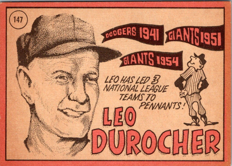 1969 Topps Leo Durocher