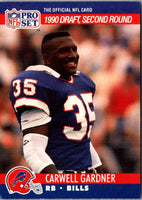 1990 Pro Set Carwell Gardner #711 Rookie