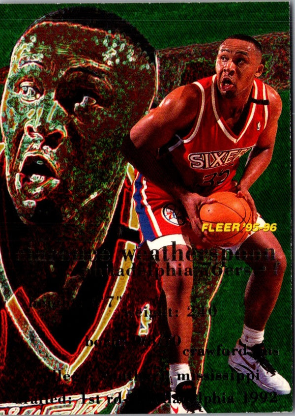 1995 Fleer Clarence Weatherspoon #138