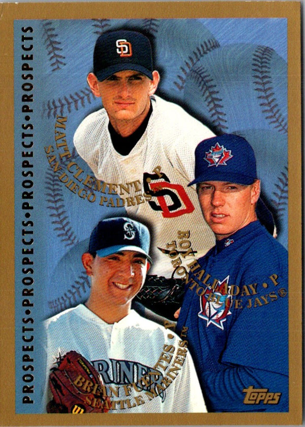 1998 Topps Brian Fuentes/Matt Clement/Roy Halladay #264 Rookie