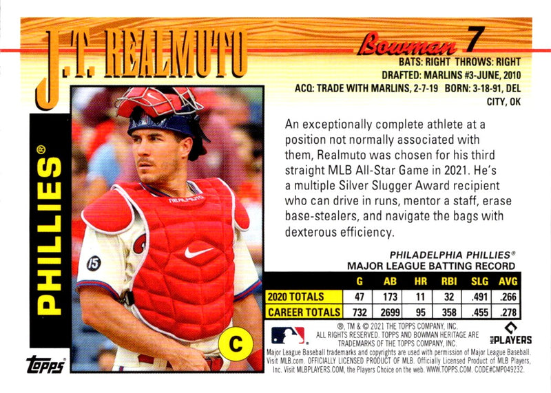 2020 Topps Gypsy Queen J.T. Realmuto