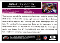 2005 Topps Chrome Jonathan Ogden #124