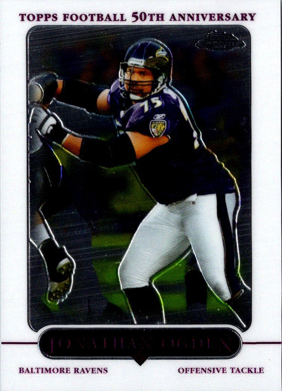 2005 Topps Chrome Jonathan Ogden #124