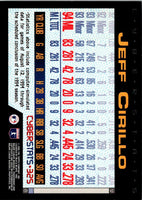 1995 Topps CyberStats (Spectralight) Jeff Cirillo #325