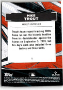 2021 Finest 1997 Topps Masters Kintsukuroi Refractor Mike Trout