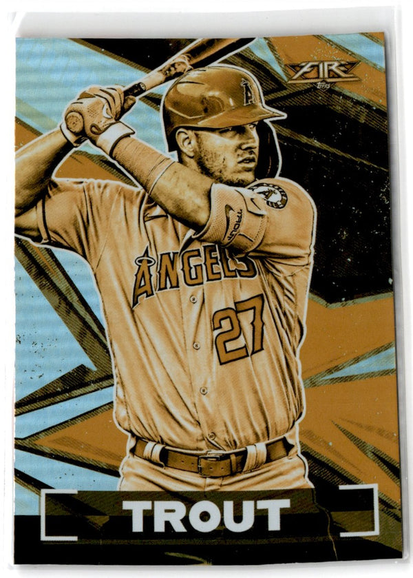 2021 Finest 1997 Topps Masters Kintsukuroi Refractor Mike Trout #97FM-MT