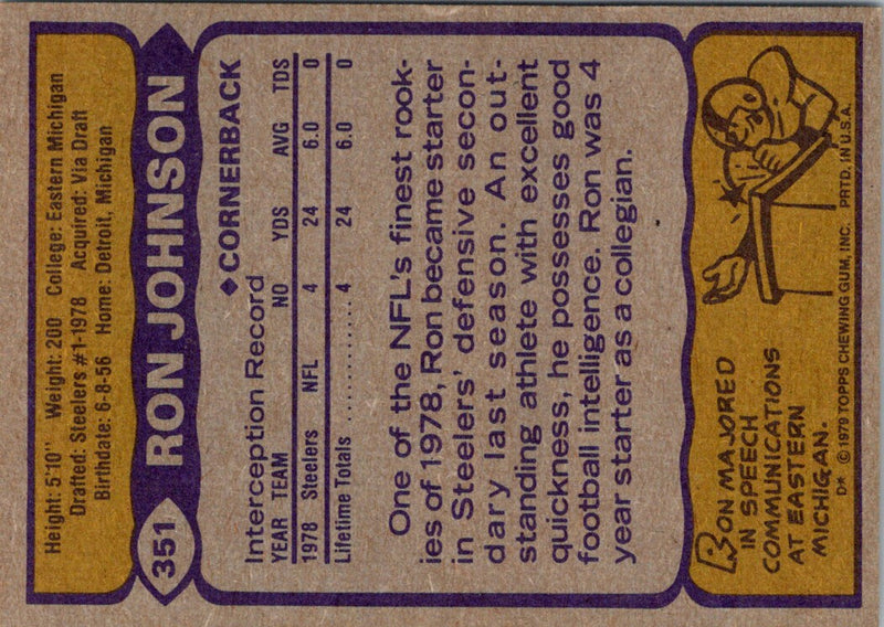 1979 Topps Ron Johnson