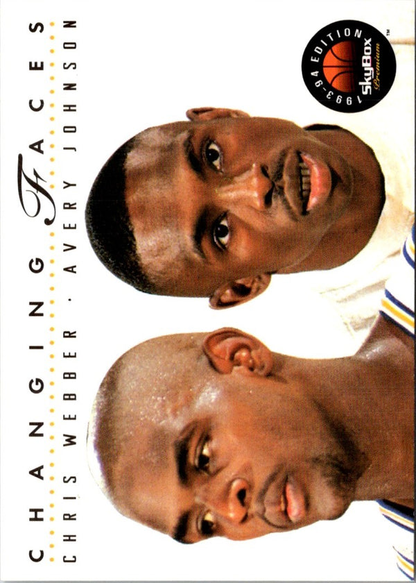 1993 SkyBox Chris Webber/Avery Johnson #300