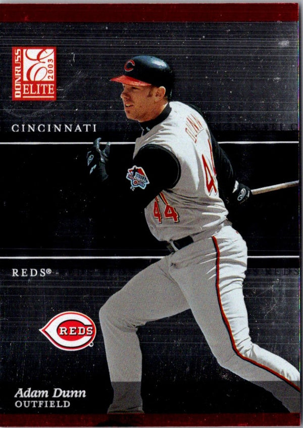 2003 Donruss Elite Adam Dunn #98