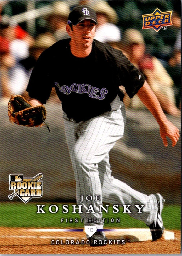 2008 Upper Deck First Edition Joe Koshansky #274