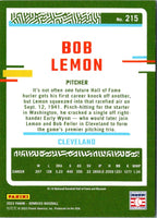 2023 Donruss Holo Blue Bob Lemon #215