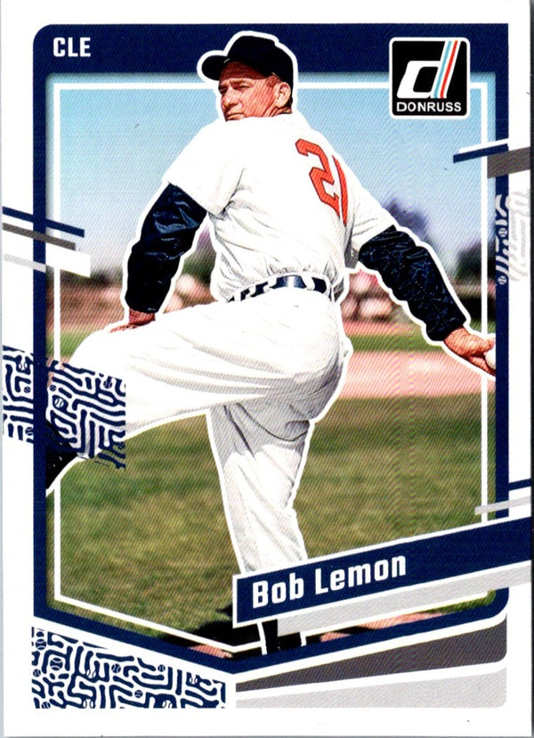 2023 Donruss Holo Blue Bob Lemon #215