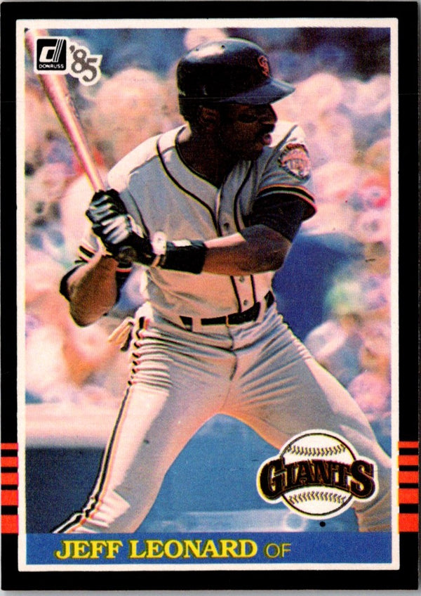 1985 Donruss Jeff Leonard #358