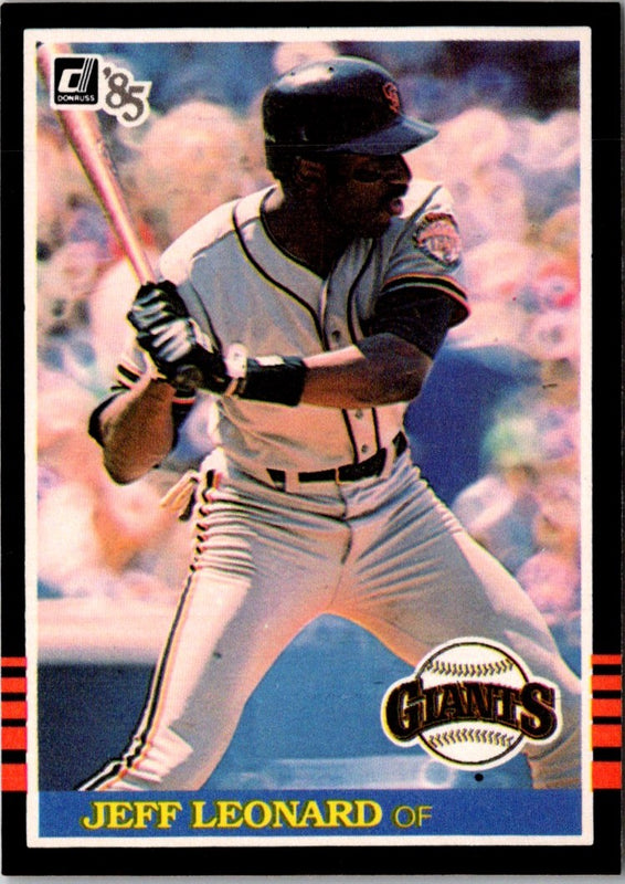 1985 Donruss Jeff Leonard #358