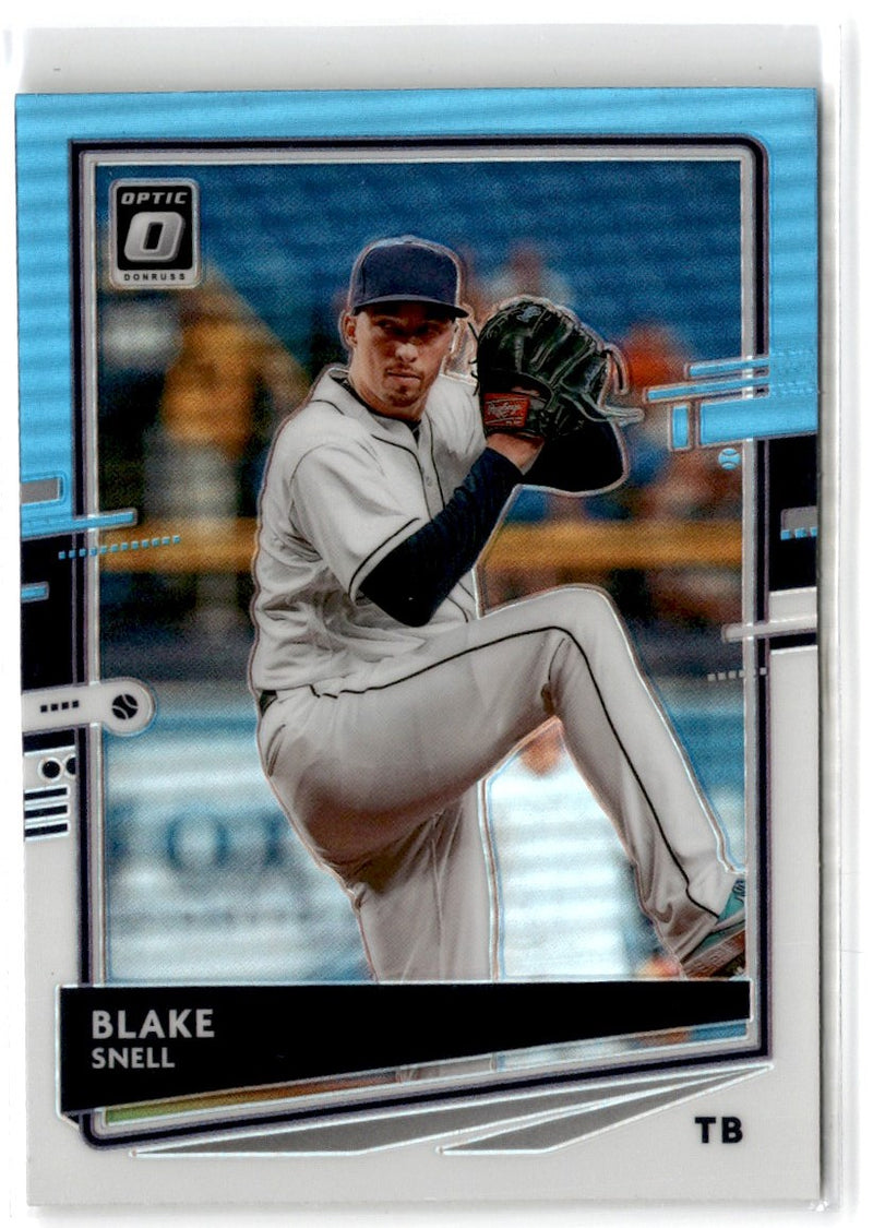 2020 Donruss Optic Carolina Blue and White Blake Snell