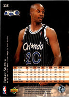 1995 Upper Deck Electric Court Brian Shaw #235