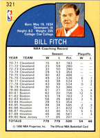 1990 Hoops Bill Fitch #321