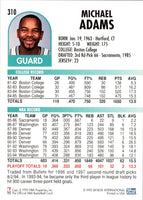 1994 Hoops Michael Adams #310