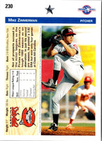 1992 Upper Deck Minors Mike Zimmerman #230