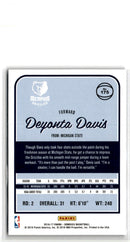 2016 Donruss Deyonta Davis