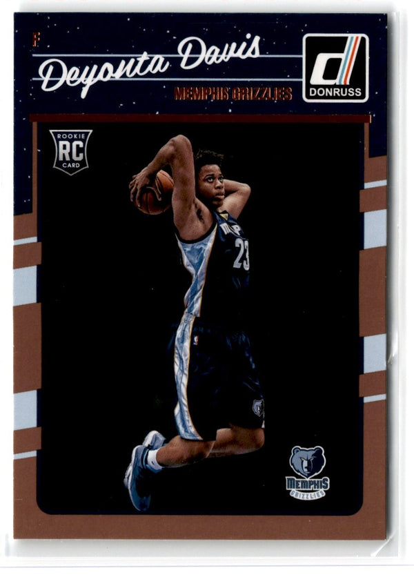 2016 Donruss Deyonta Davis #175 Rookie