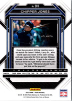 2023 Panini Prizm Blue Ice Chipper Jones #269