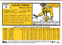2021 Topps Gypsy Queen Carlos Correa #55