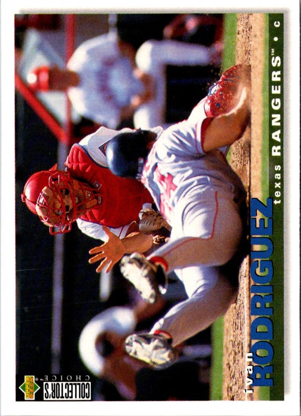 1995 Collector's Choice Ivan Rodriguez #391