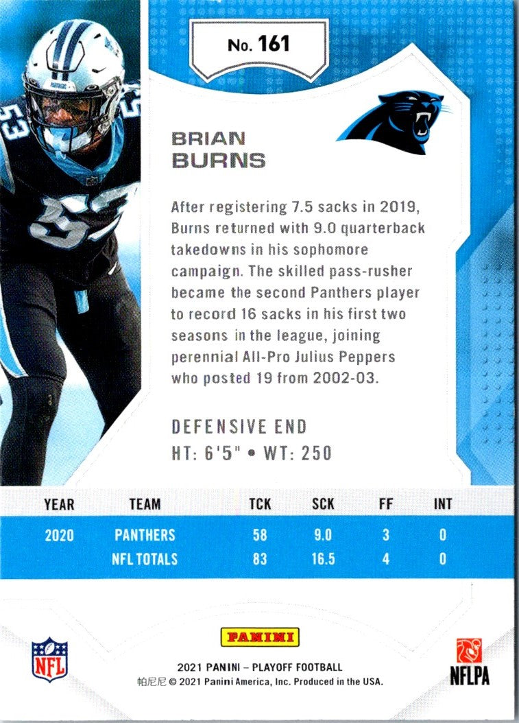 2021 Panini Playoff Brian Burns