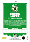 2021 Donruss Holo Green Brook Lopez