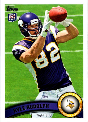 2011 Topps Kyle Rudolph #6A Rookie