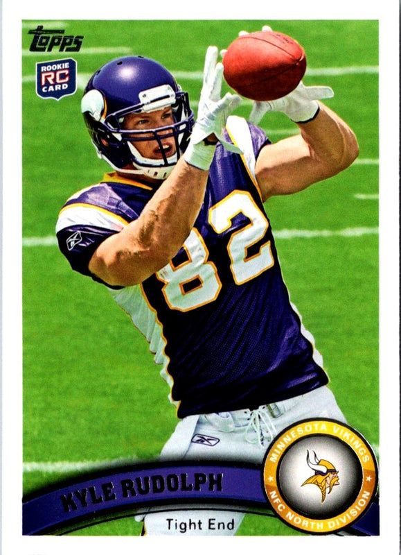 2011 Topps Kyle Rudolph #6A Rookie