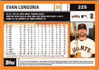 2020 Topps Archives Evan Longoria #225