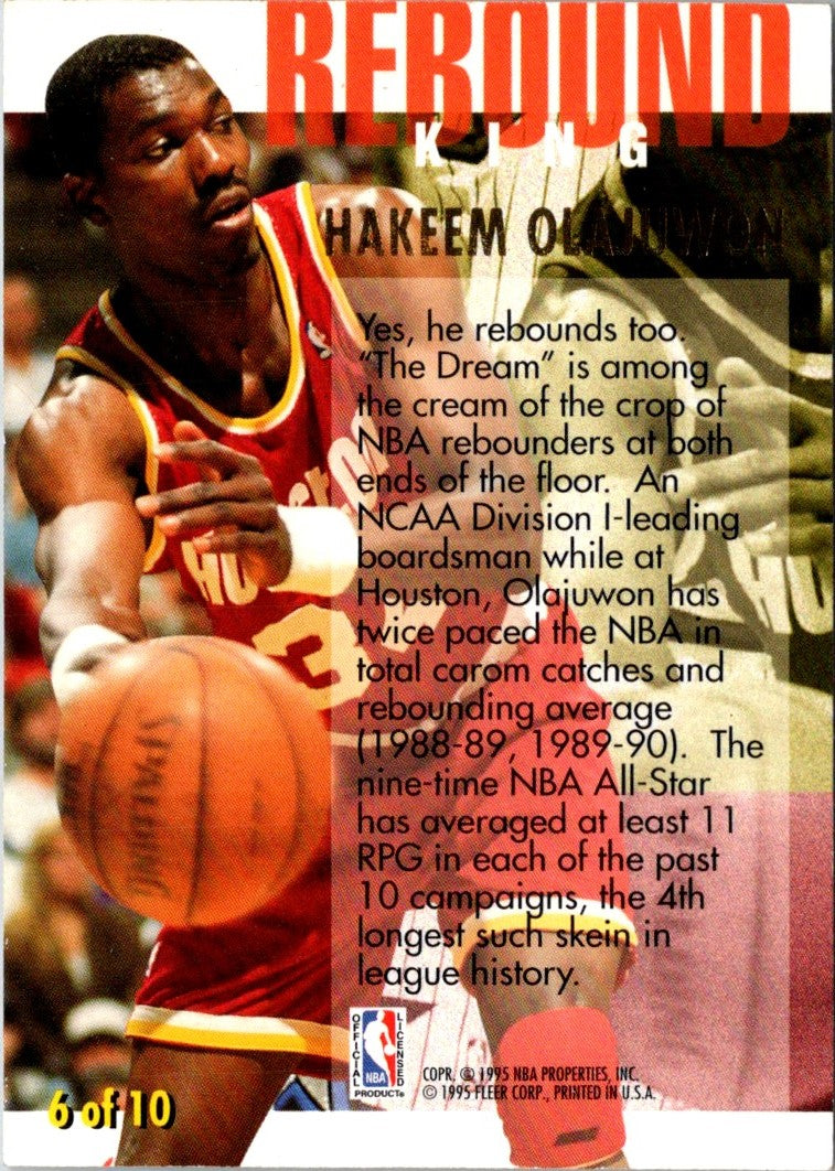 1994 Ultra Rebound Kings Hakeem Olajuwon