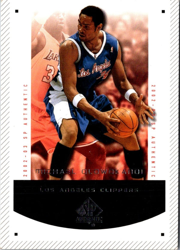 2002 SP Authentic Michael Olowokandi #36