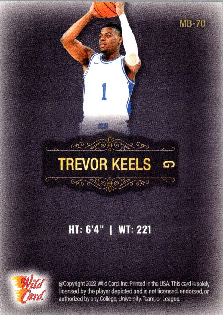 2022 Wild Card Matte Trevor Keels