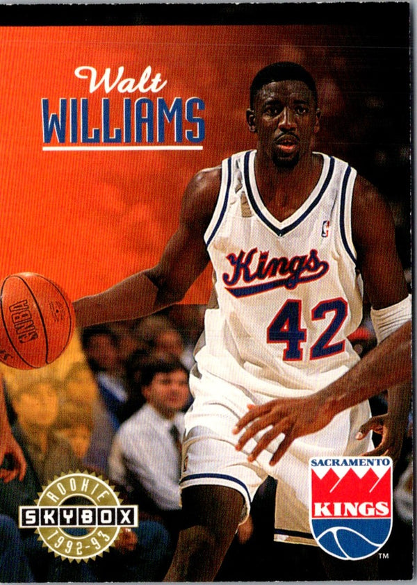 1992 SkyBox Walt Williams #396 Rookie