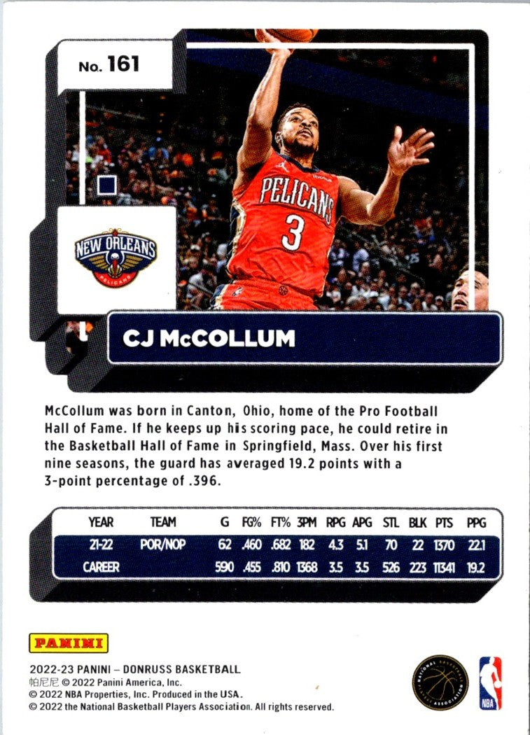 2022 Donruss CJ McCollum