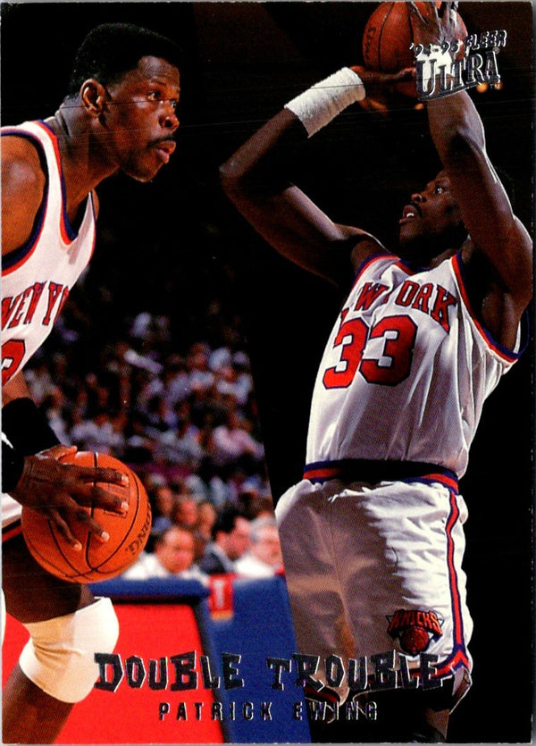 1994 Ultra Double Trouble Patrick Ewing #2